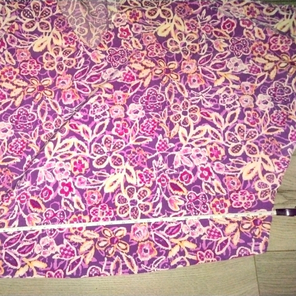 NWT Emily Wonder poncho v neck top beautiful colors S/M oversized - Picture 7 of 8